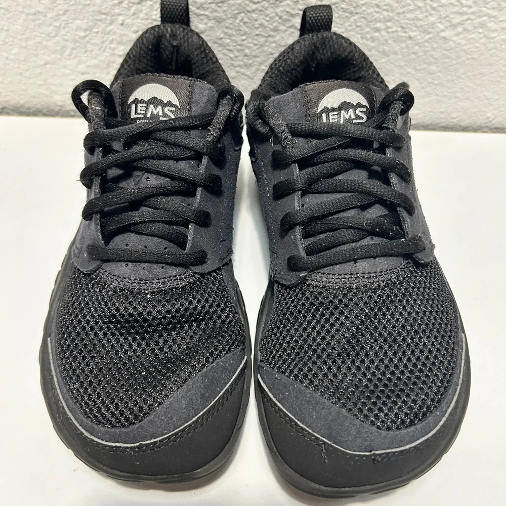 Lems Primal Zen Asphalt Barefoot Shoes Mens 5 Womens 6.5 Minimalist Sneakers